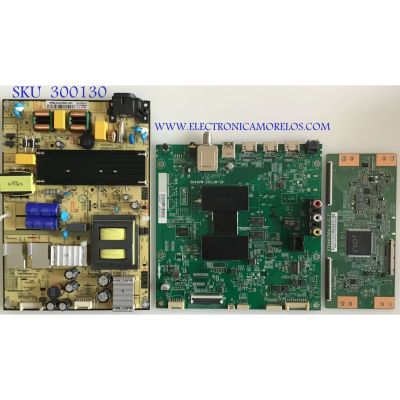 KIT DE TARJETAS PARA TV TCL / MAIN T8-43NAGA-MA1 / 40-MST10S-MAD4HG / MST10S / V8-ST10K01-LF1 / T-CON 34291100361321T / ST5461D04-1-C-7 / FUENTE 81-PBE055-H90 / SHG5804A-101H / DLBB464 / SHG5804A02-101H / PANEL LVU550CS0T / ST5461D03-3 / MODELO 55S403